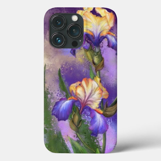 Iris Flowers iPhone Case (Back)