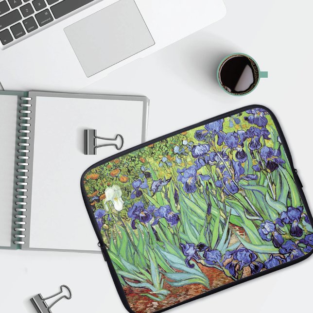 Iris Flowers Vincent van Gogh Laptop Sleeve (Creator Uploaded)