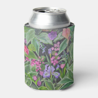 Iris Garden Can Cooler