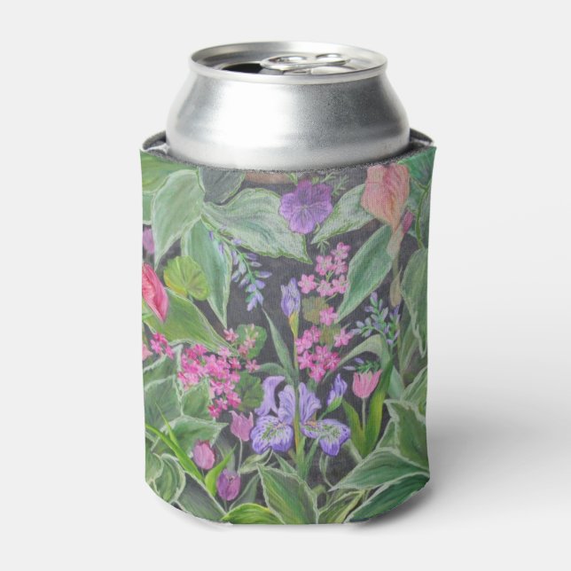 Iris Garden Can Cooler (Can Front)
