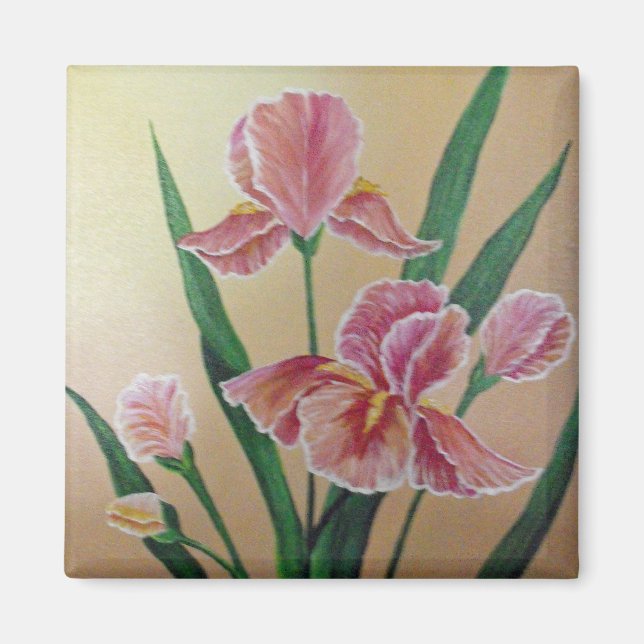 Iris Garden Magnet (Front)