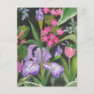 Iris Garden Postcard