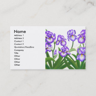 Iris Garden Profile Card