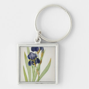 Iris Germanica, from `Les Liliacees', 1805 Key Ring