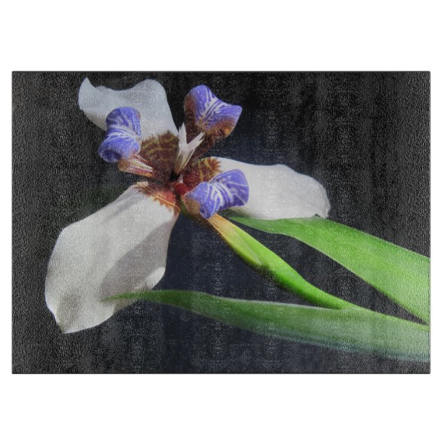 Iris Glass Cutting Board (Front)