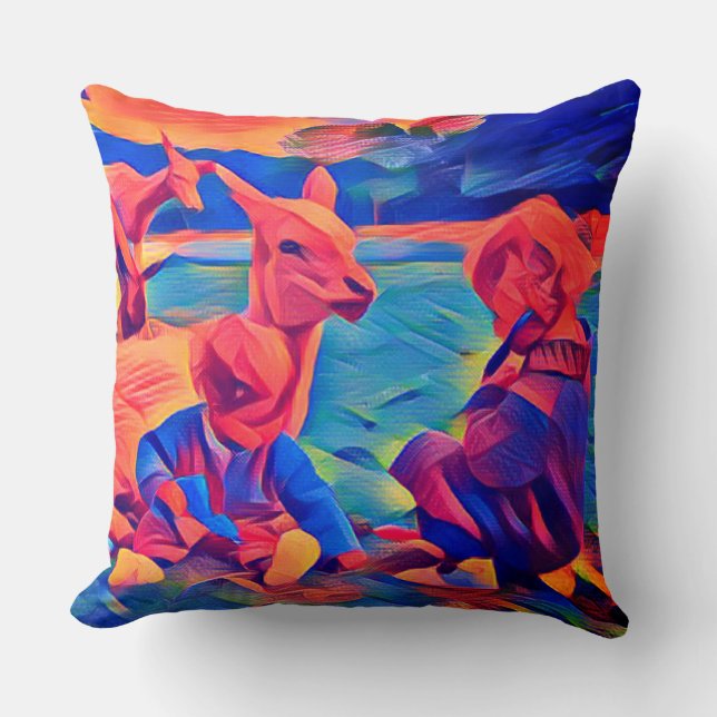 Iris & Gloria Cushion (Front)