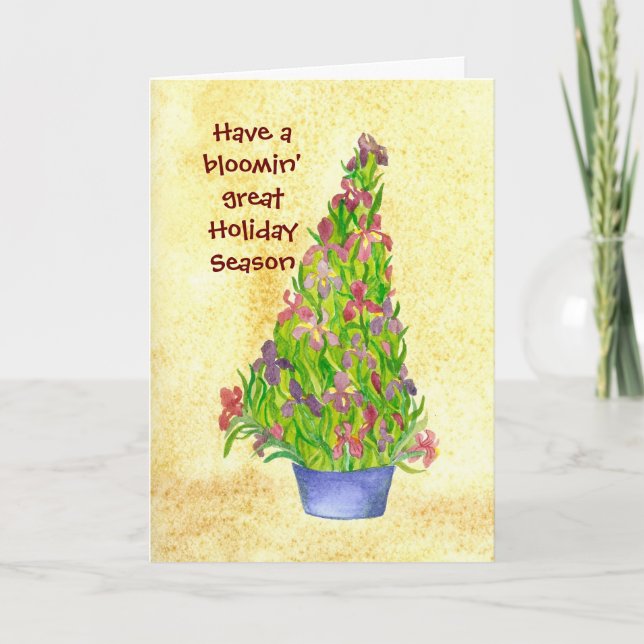Iris Holiday Card (Front)