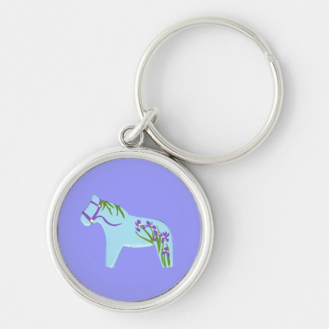 Iris Horse Keychain (Front)