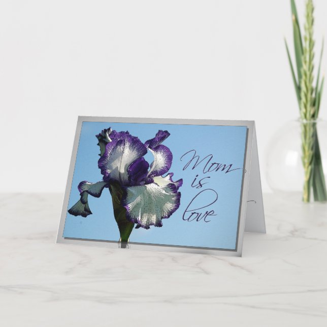Iris Love Card for Mom (Front)