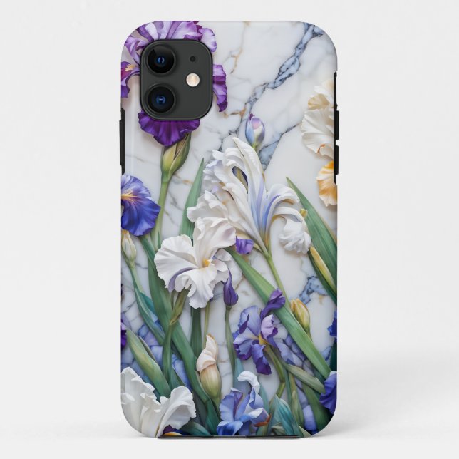 Iris marble phone case (Back)