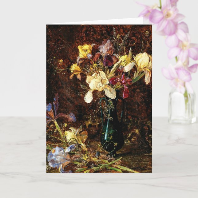 Iris, Marie Egner   Card (Orchid)