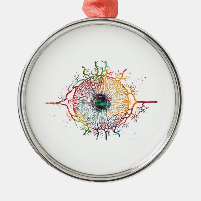 Iris Metal Ornament (Front)