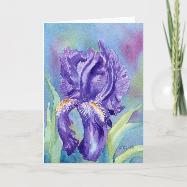 "Iris" Note Card (Front)