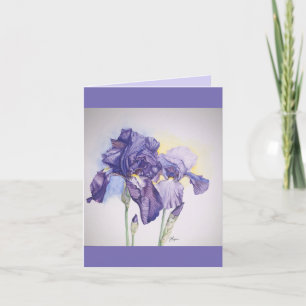 Iris note card