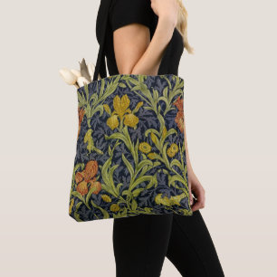 Iris Pattern (by William Morris) Tote Bag
