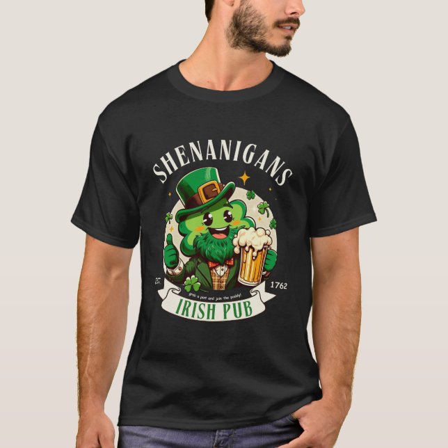 Iris pub (Saint Patrick) T-Shirt (Front)