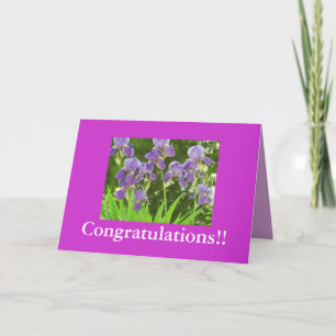 iris scenic, Congratulations!! Card