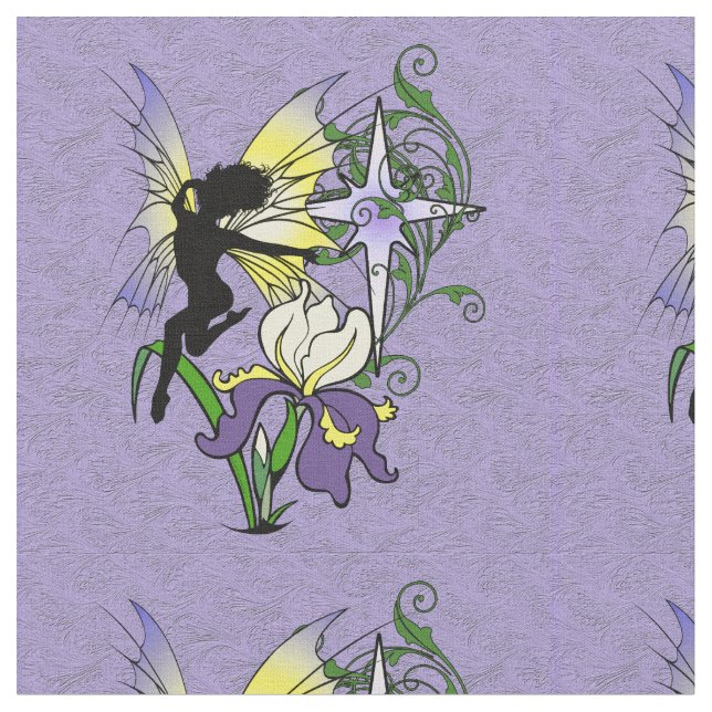 Iris Shadow Fairy Fabric (Close Up)