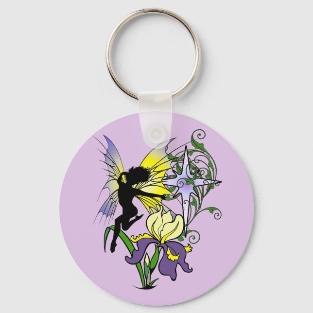 Iris Shadow Fairy Key Ring (Front)