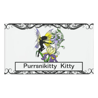 Iris Shadow Fairy Name Tag