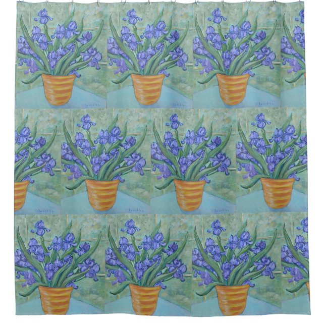 Iris Shower Curtain (Front)