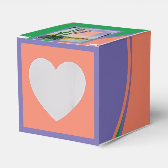 Iris sibirica favour box (Front Side)