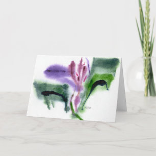 Iris, Small, Notecard