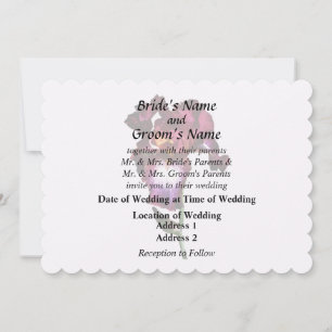 Iris Splash O' Wine Invitation