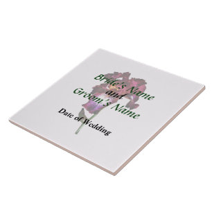 Iris Splash O' Wine Tile