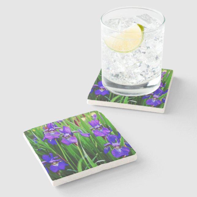 Iris Stone Coaster (Side)