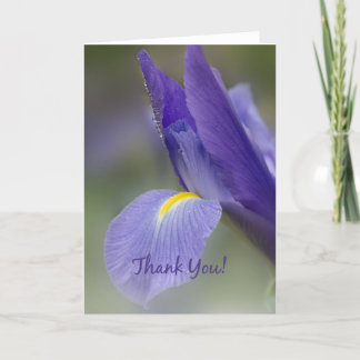 Iris Thank You Card