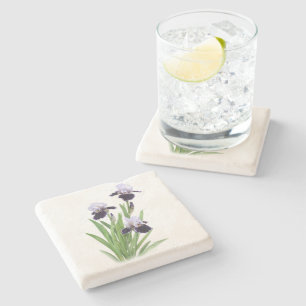 Iris Trio Stone Coaster