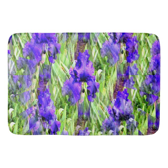 Iris Twirl..... Bath Mat (Front)