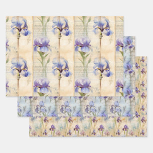Iris wrapping paper