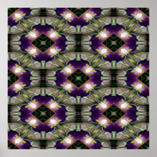 Iris Wreaths.... Poster