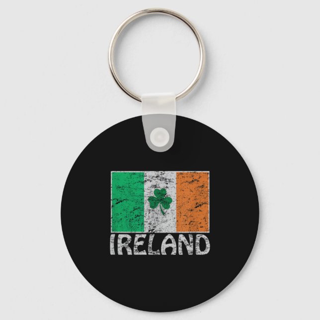 Irische &amp; Irland Flagge Co. Ireland Flag Irish Key Ring (Front)