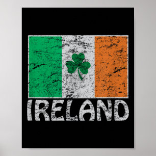 Irische & Irland Flagge Co. Ireland Flag Irish Poster