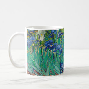 Irises, 1889 coffee mug