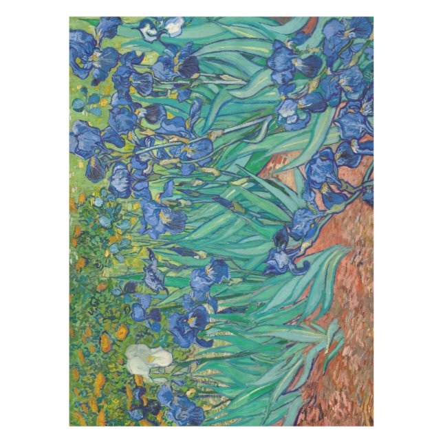 Irises, 1889 tablecloth (Front)
