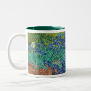 Irises, 1889 Two-Tone coffee mug