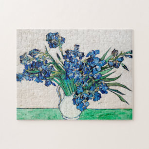 Irises (1890) by Vincent Van Gogh Jigsaw Puzzle