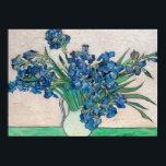 Irises, 1890 by Vincent van Gogh Poster<br><div class="desc">Vincent van Gogh - Irises,  1890. 
Vincent Willem van Gogh (1853-1890) was a Dutch Post-Impressionist painter who posthumously became one of the most famous and influential figures in Western art history.</div>