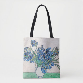 Irises (1890) by Vincent Van Gogh Tote Bag