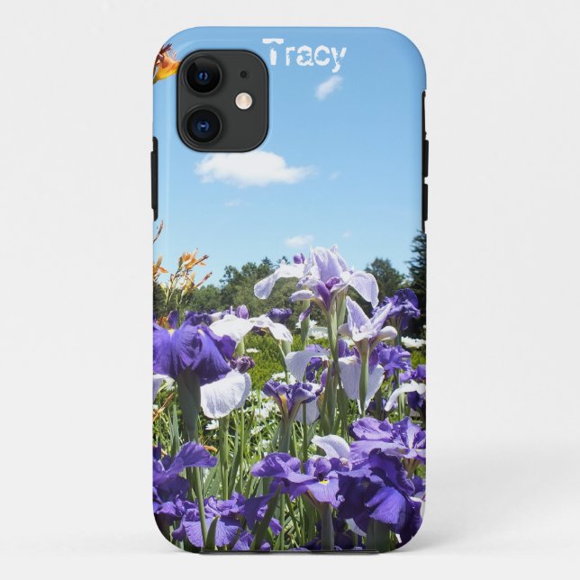 Irises and Sky iPhone 5 case *Personalise* (Back)