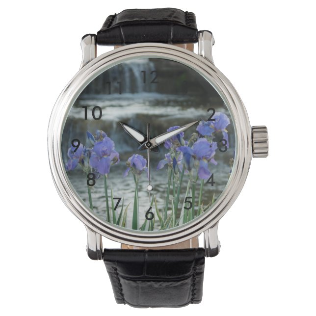 Irises At Chateau Watch (Front)