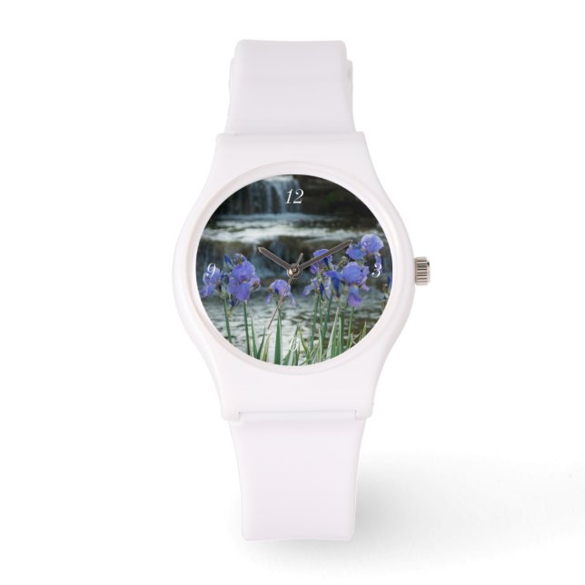 Irises At Chateau Watch (Front)
