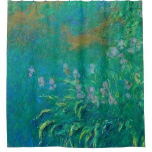 Irises By Claude Monet Shower Curtain