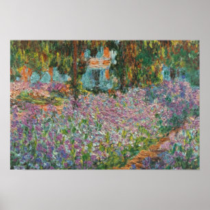 Irises by Monet Poster