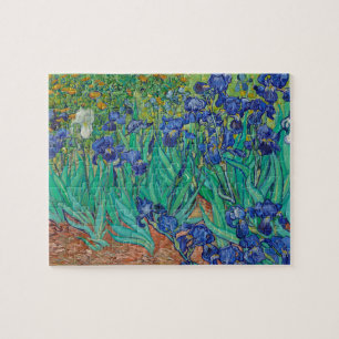 Irises by Van Gogh Art Painting Jigsaw Puzzle
