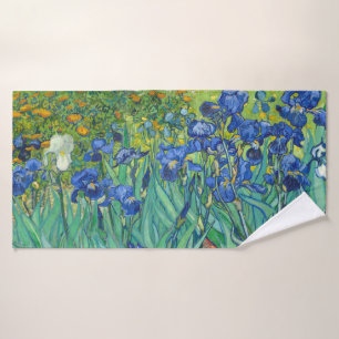 Irises by Van Gogh Bath Towel
